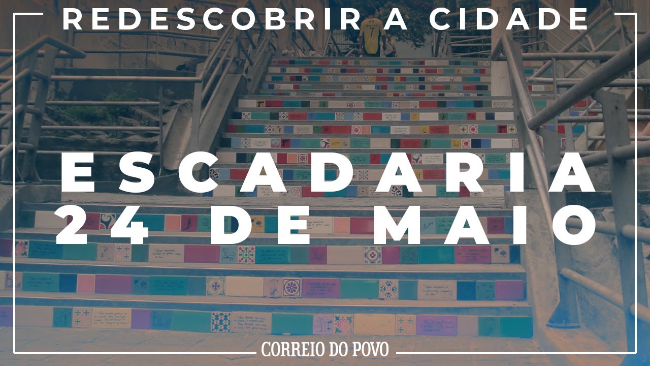 Do cinza ao colorido, conheça a história da Escadaria 24 de Maio | REDESCOBRIR A CIDADE
