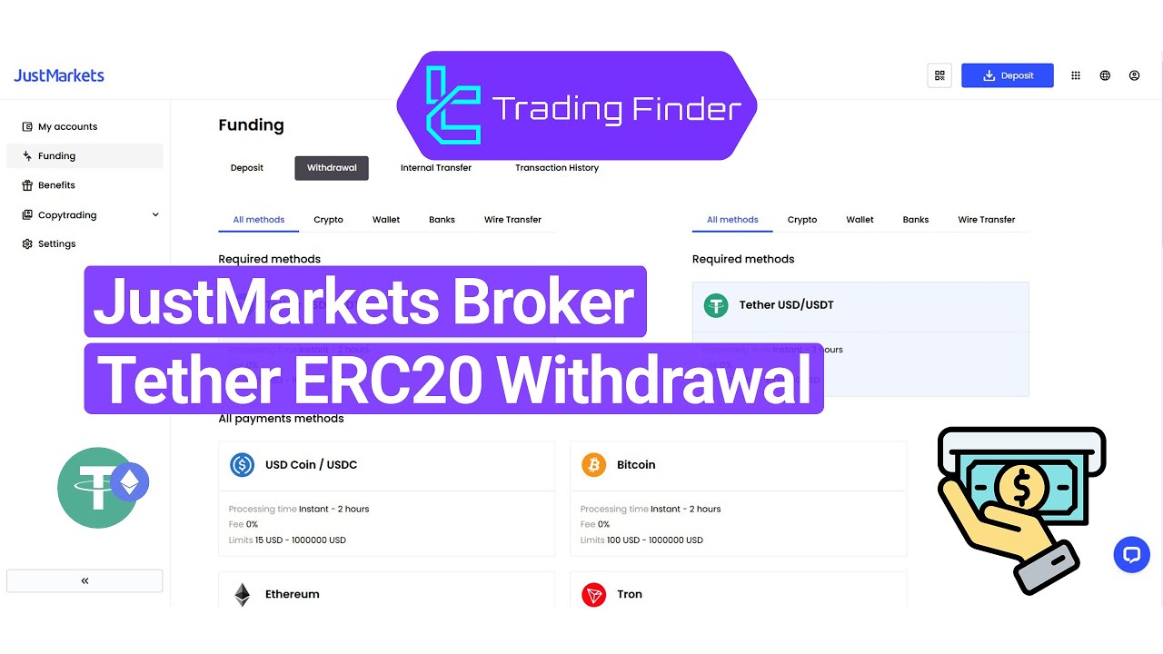 💎Complete Guide to Withdrawing via ERC20 (USDT) [TradingFinder]