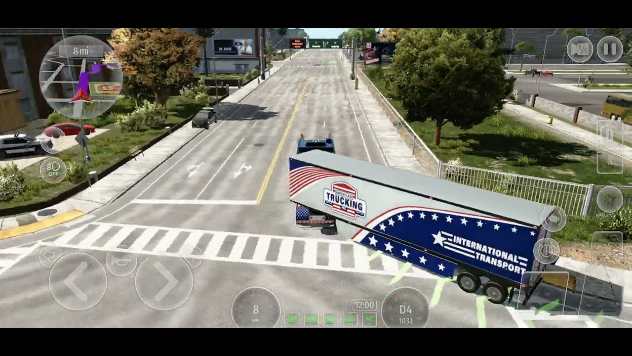 POV: YOU ARE A TRUCK DRIVER #asmr #satisfying #driving 