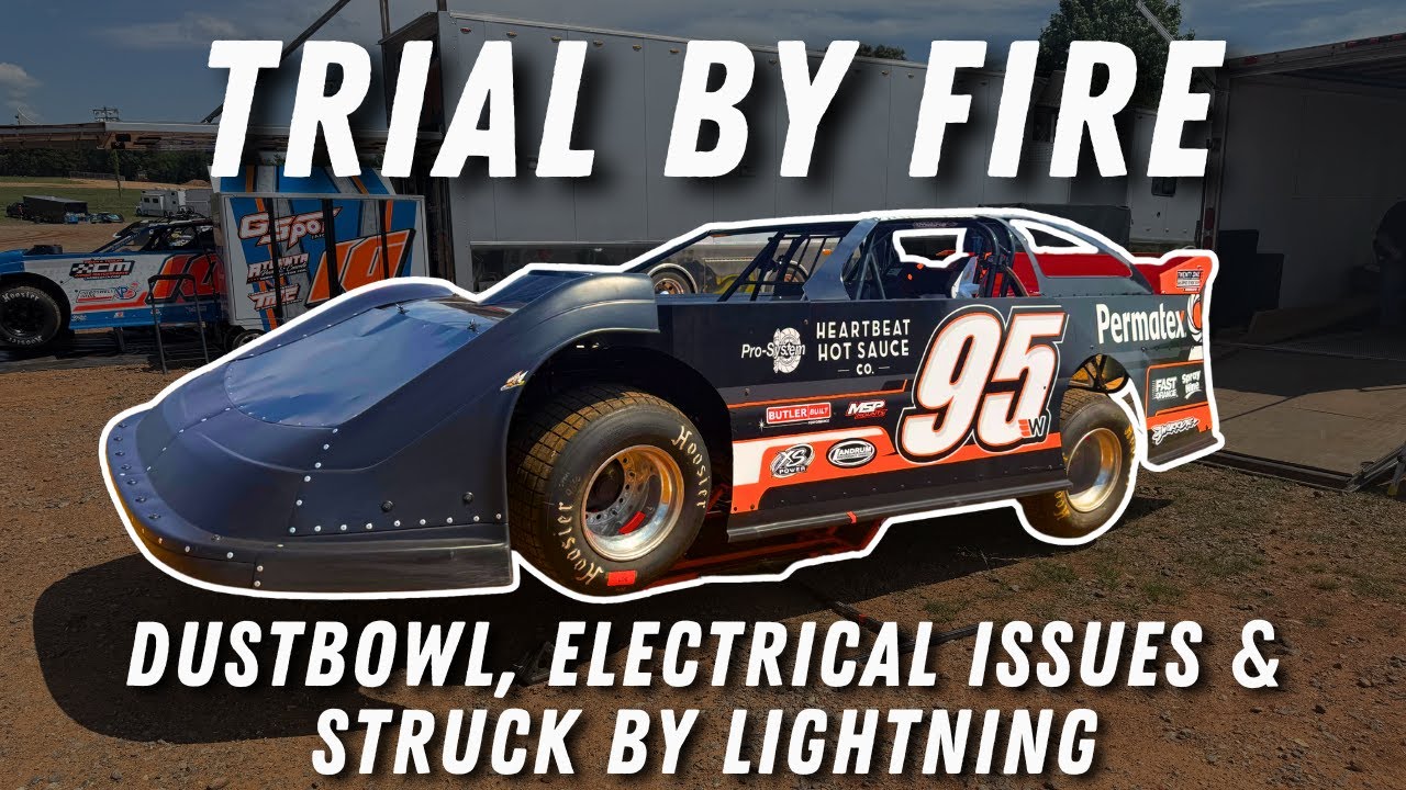 First race, first big problem & we got caught in a lightning storm!! I-75 & Tri-County Racetrack