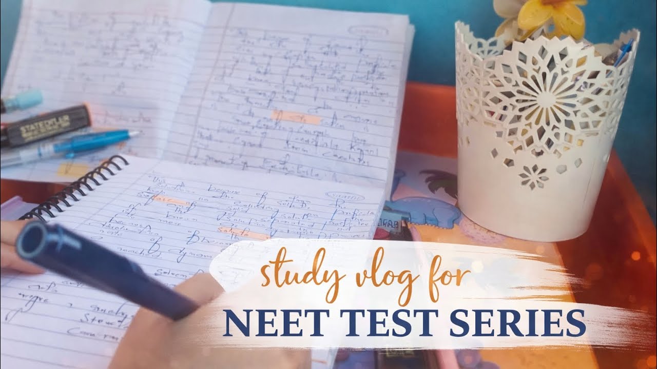 Study vlog for neet test series # Million views #viral # aesthetic study vlog 