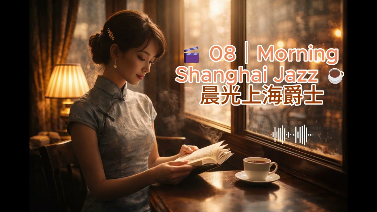 08｜晨光上海爵士 ☕ 老上海咖啡館音樂｜放鬆・閱讀・慢生活 Jazz Morning Shanghai Jazz ☕ Relaxing Vintage Cafe Music #jazz