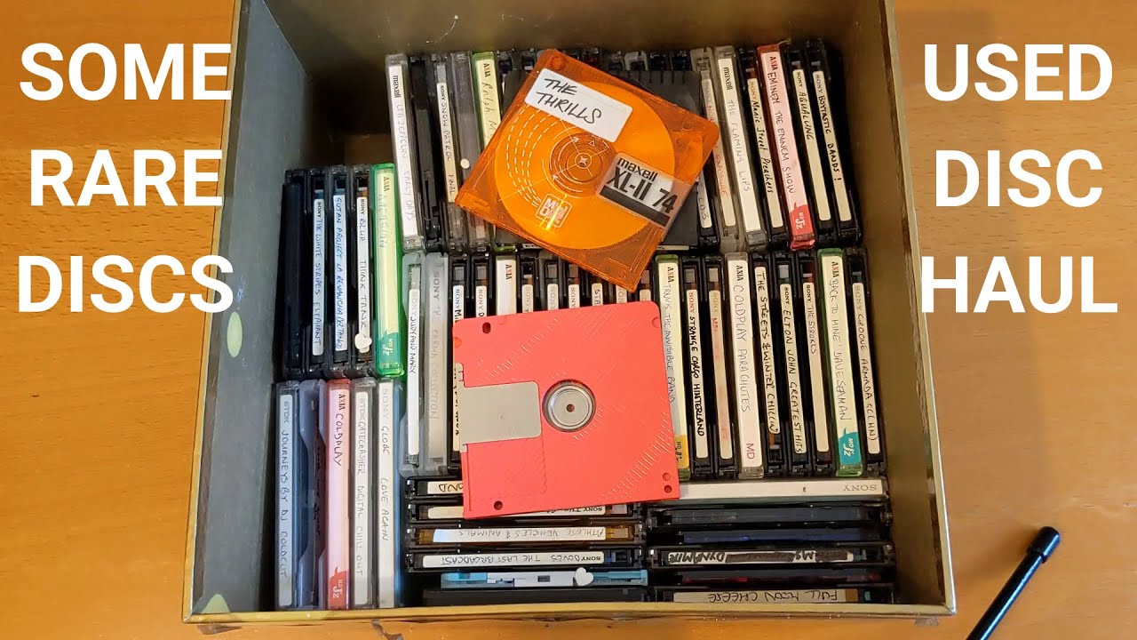Rare Discs in Cheap Minidisc Haul