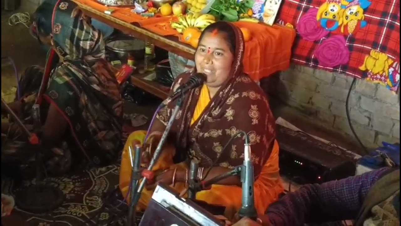 #कान्ती जी का सोहर गीत बहुत जोरदार प्रदर्शन @langdashicharcha 