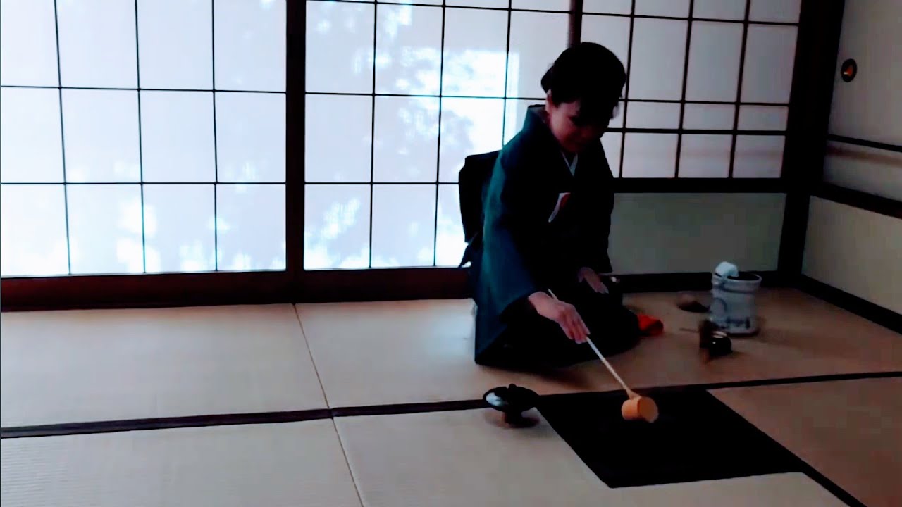 茶の湯 / 長緒茶入のお稽古 / 楽しいお稽古😌