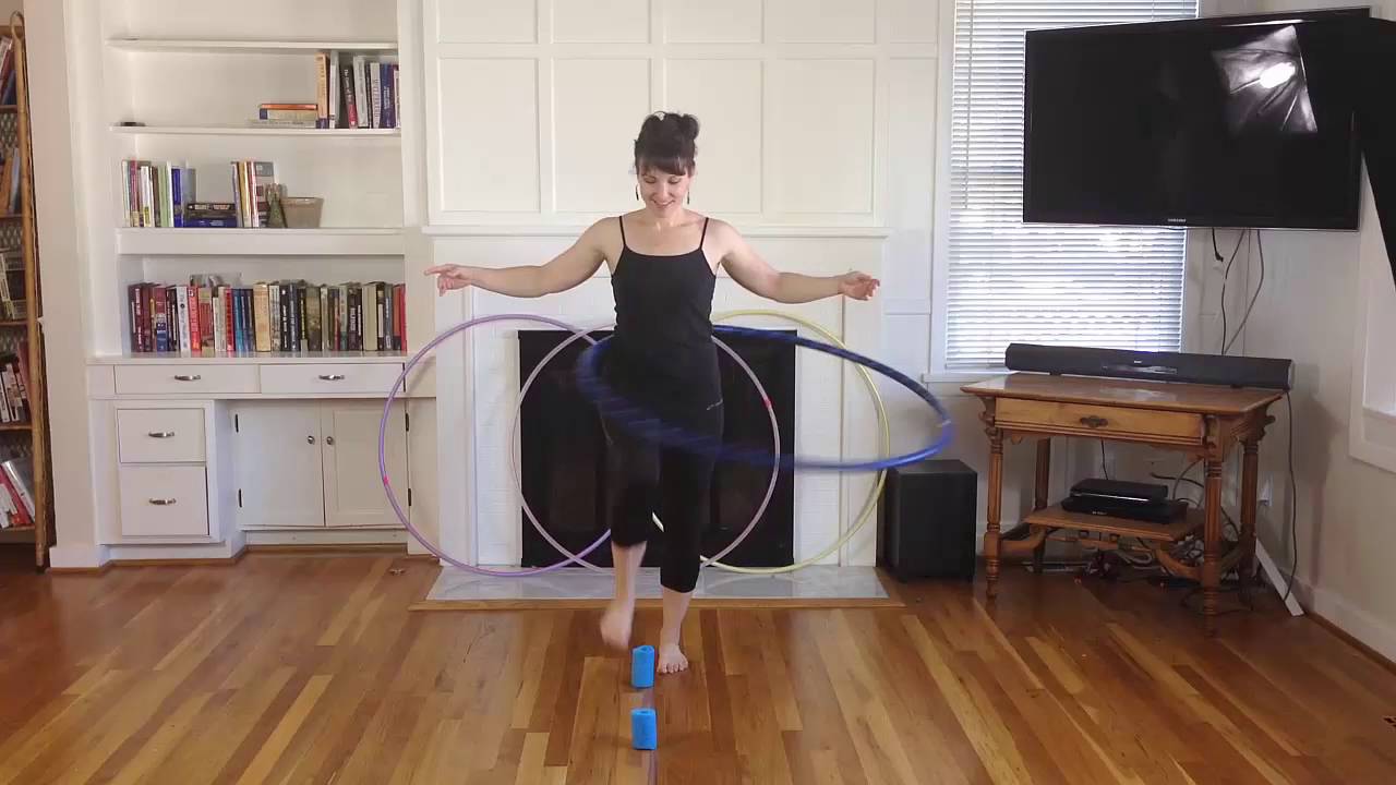 Hula Hoop Balance - Object Stepping