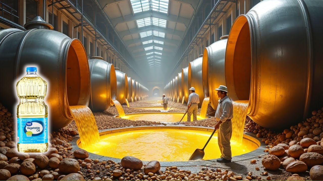 How Vegetable Oil Is Made | From Farm To Factory