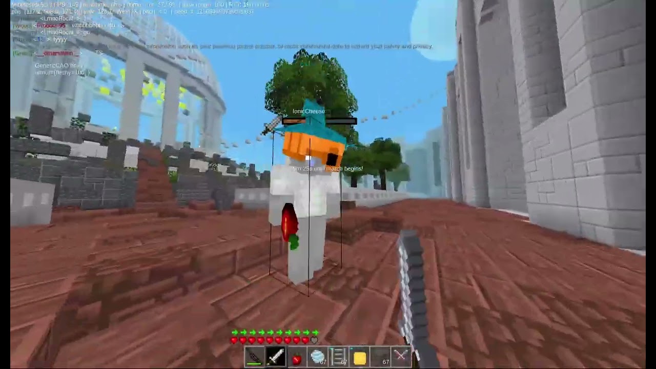 Minetest / Luanti JMA CTF Elysium - 1v1 with IonicCheese
