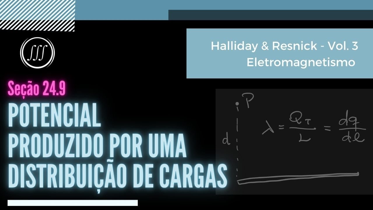 24.9 - Potencial Produzido por uma Distribuição de Cargas | Halliday & Resnick - Eletromagnetismo