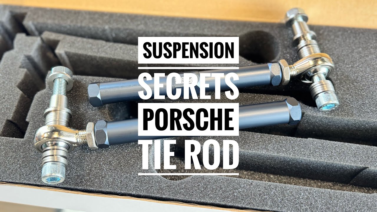 Установка регулируемых наконечников рулевых тяг Porsche для компенсации эффекта подруливания