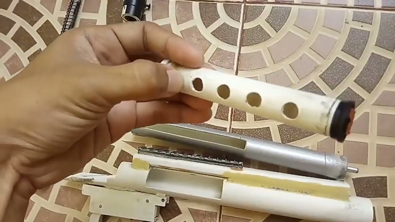 cara buat sniper airsoft bolt action pvc