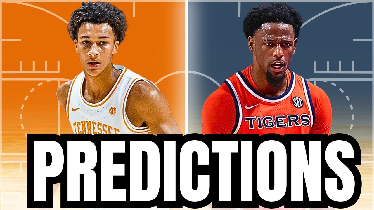 Tennessee vs. Auburn PREDICTION | 2025-26 SEC Basketball Predictions
