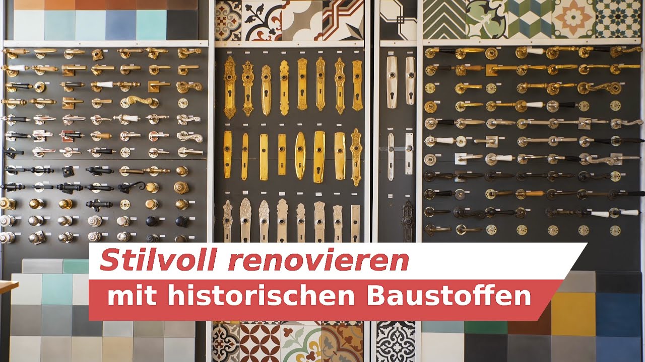 Altes Haus renovieren ✅ Mit antiken Türklinken, Fenstergriffen & Zementfliesen