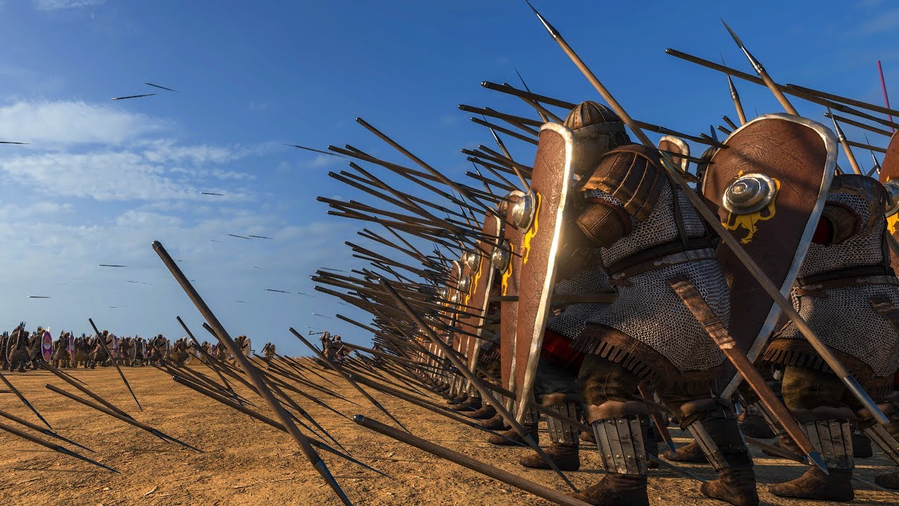 SHIELD WALL vs JAVELINS - Mount & Blade 2 BANNERLORD