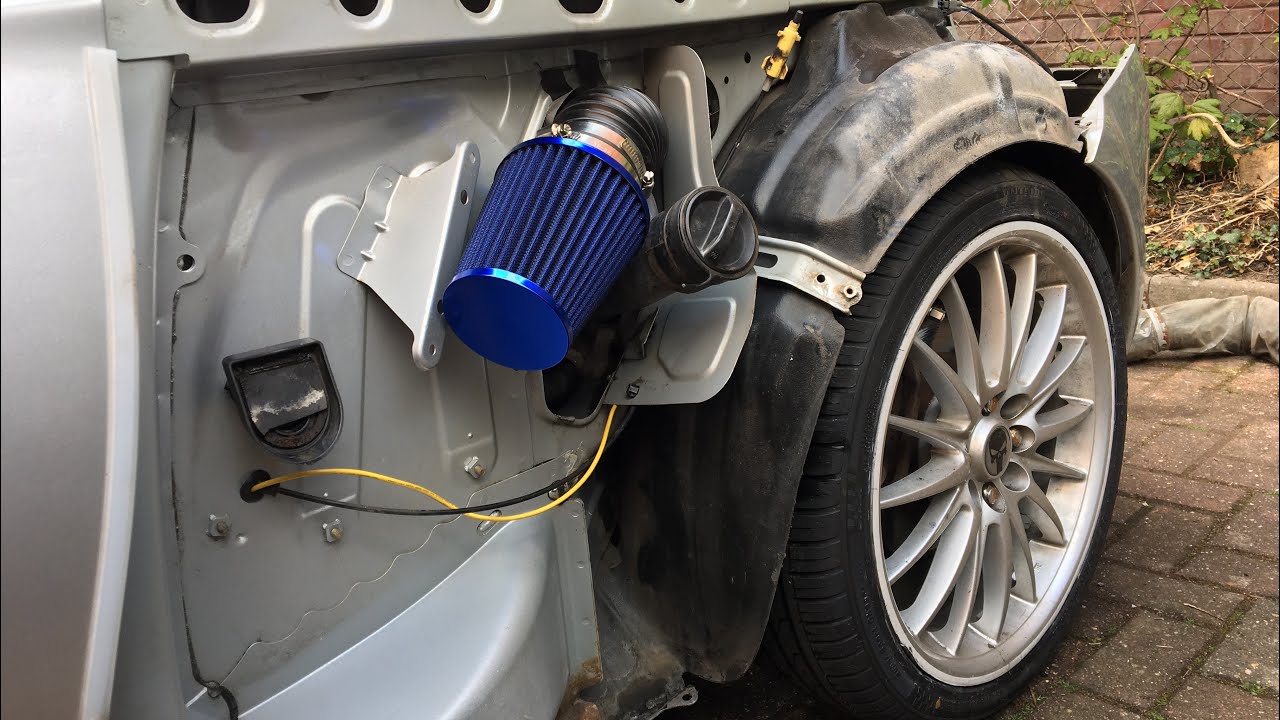 Toyota MR2 Roadster side air filter installation