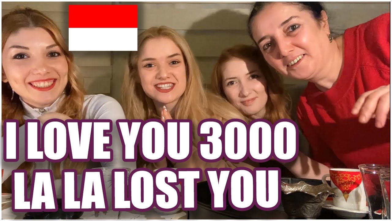 REACTION OF TURKISH GIRLS: I LOVE YOU 3000, LA LA LOST YOU BY STEPHANIE AND NIKI