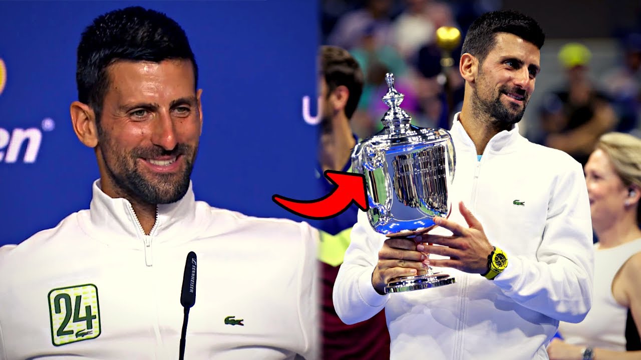 Novak Djokovic tras consagrarse campeon contra Medvedev 