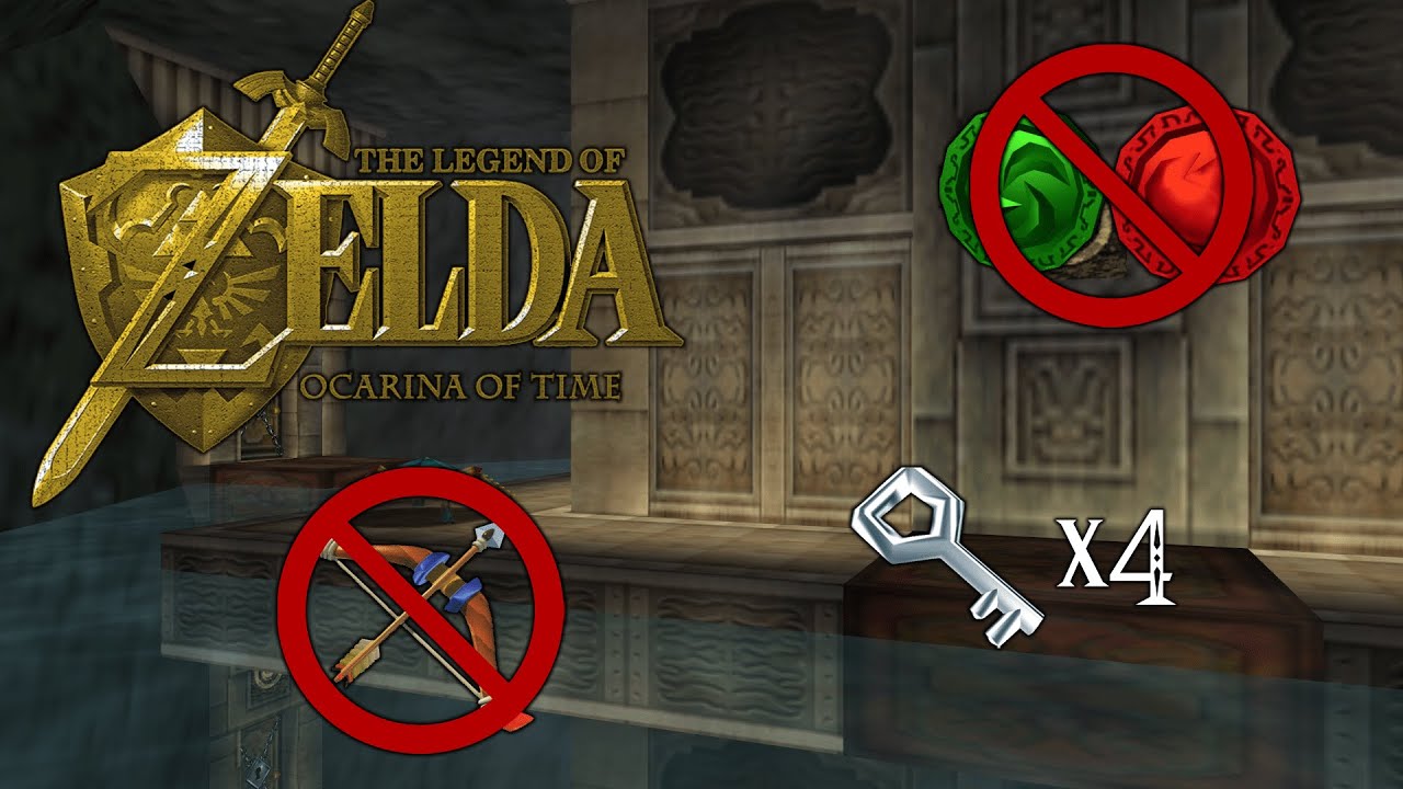 Ocarina of Time - Water Temple first (Glitchless, 4 keys only, no bow, no hover boots)