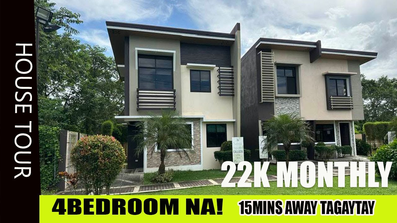 MURANG PABAHAY SA CAVITE NEAR TAGAYTAY I CALLISTA MODEL 22K/MO 4BEDROOM NA! SABELLA HOMES