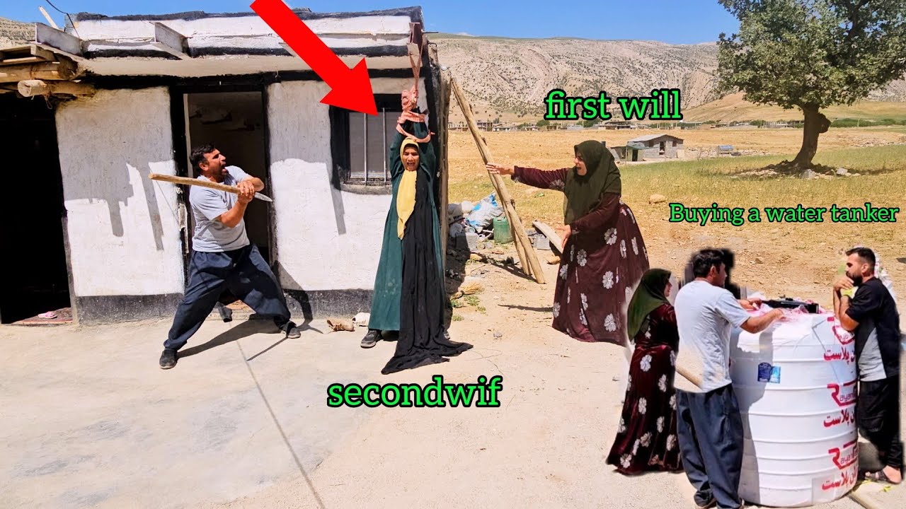 First wife's instructions: Will the first wife allow the second wife to use the water tanker?