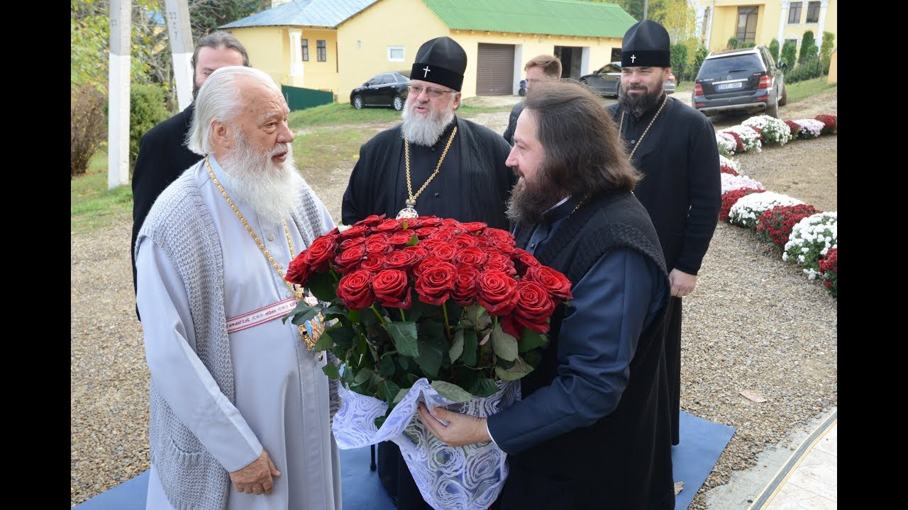 Прибытие митрополита Агафангела в Хынковский монастырь