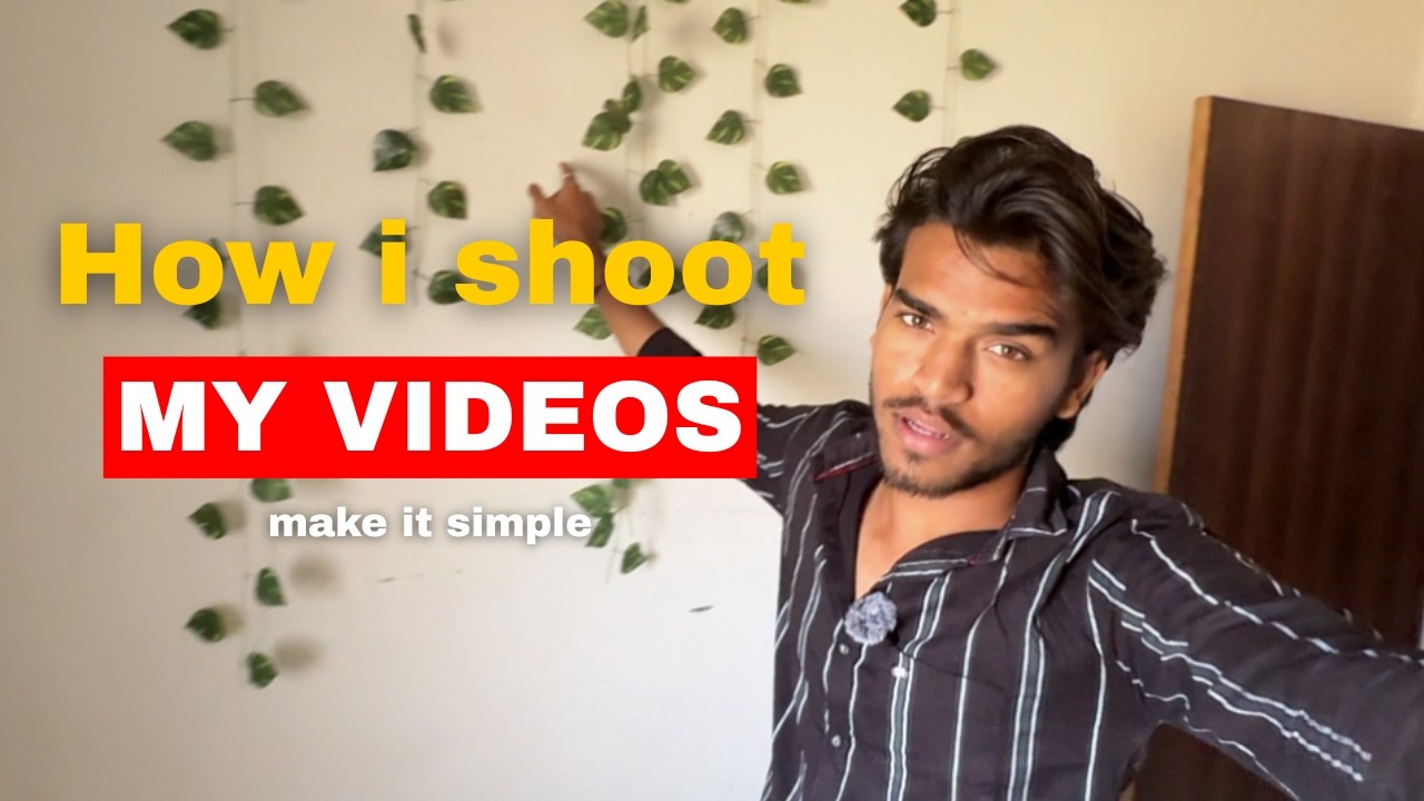 How I Shoot YouTube Videos in Low Budget | Simple Home Setup | Beginners Guide