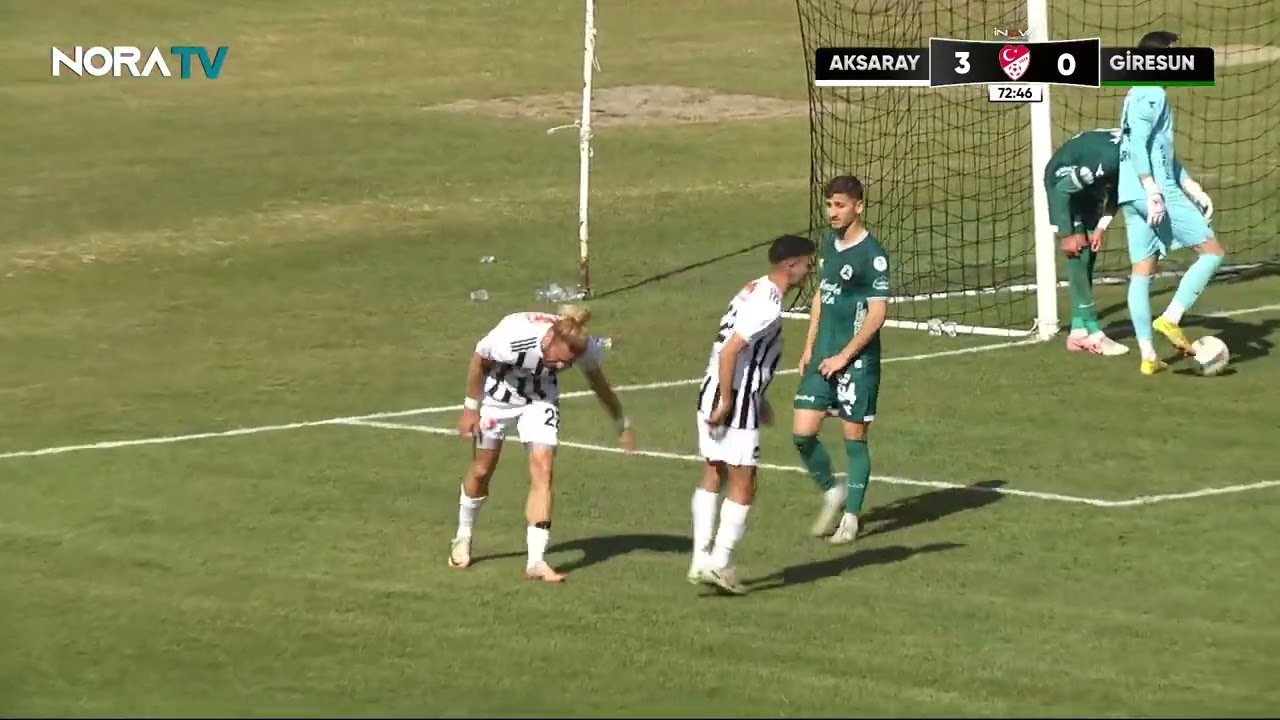 Motolux 68 Aksarayspor 4-0 Giresunspor | Geniş Maç Özeti | Nora Tv