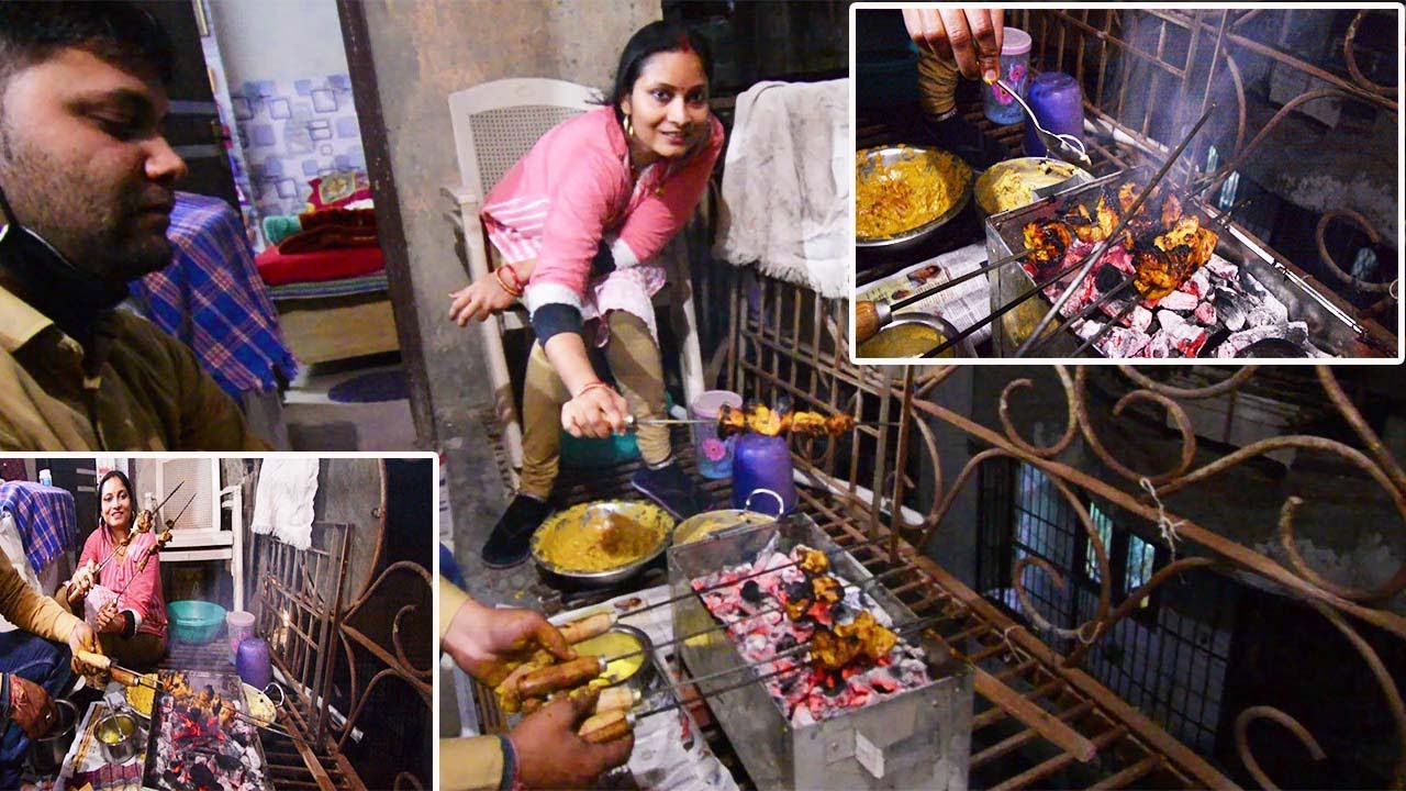 Barbeque at home || First Time Experience