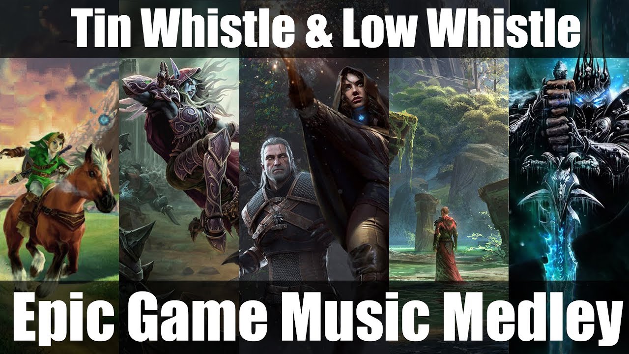 EPIC GAME MUSIC MEDLEY - On Tin Whistle and Low Whistle