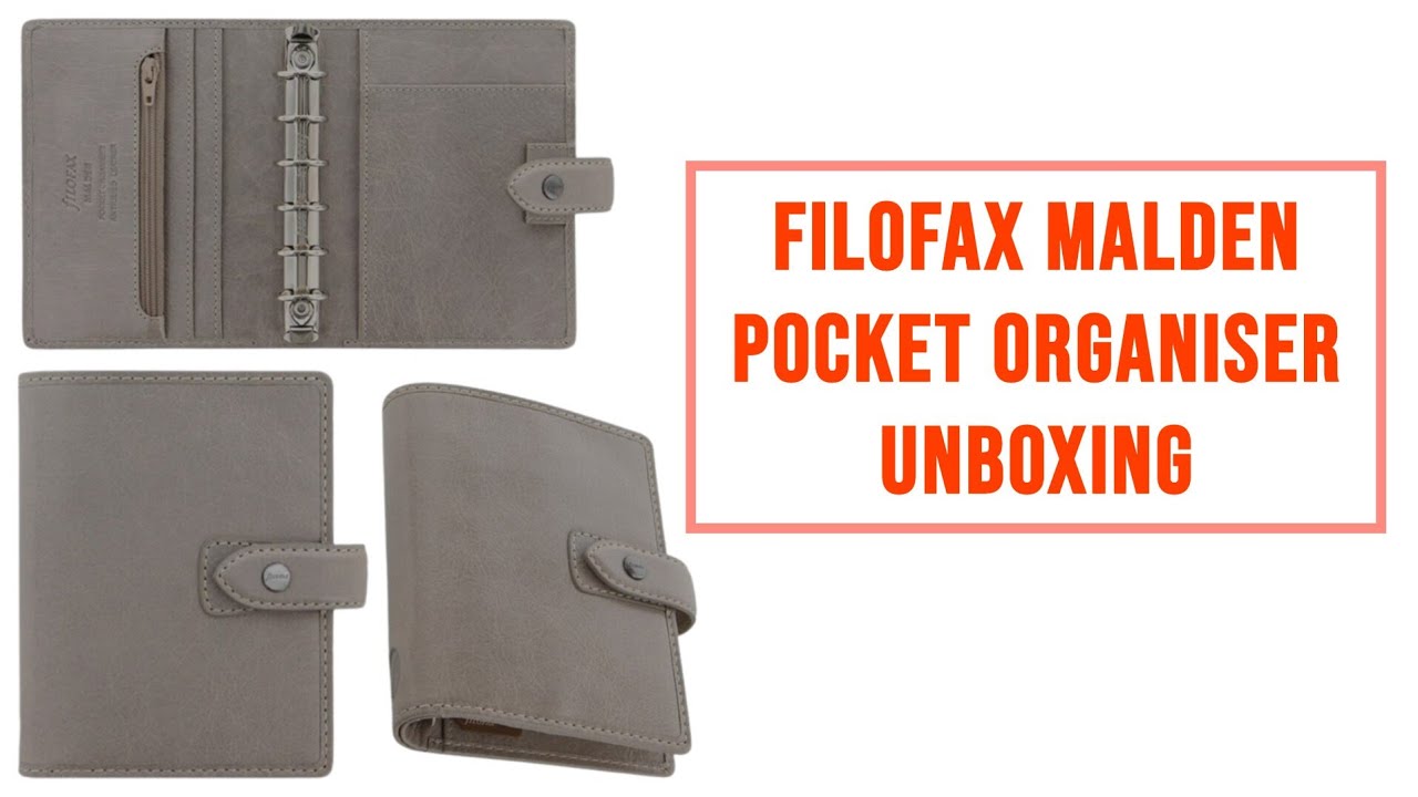 Filofax Malden Pocket Organiser Unboxing & Setup