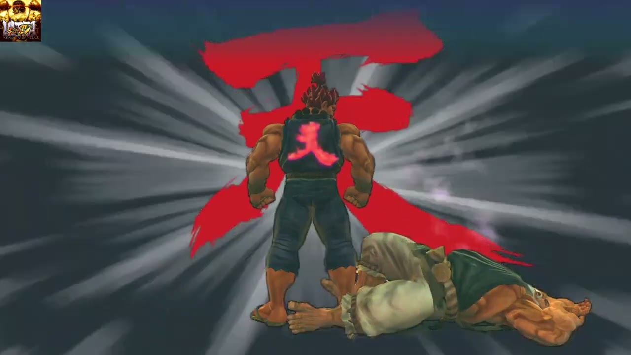 Akuma's Shun Goku Satsu 瞬獄殺 Raging Demon.