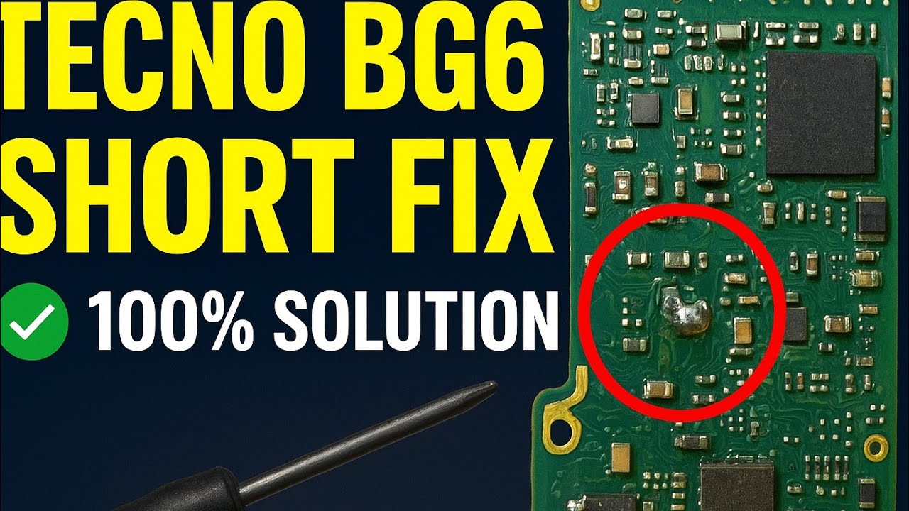 Tecno BG6 Short Fault Finding | Mobile Repair Solution