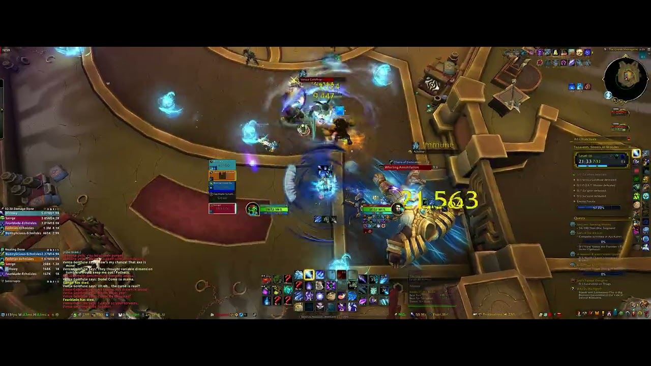 Midnight Pre-Patch: Tazavesh Streets 16 Frost Mage 2026 01 22