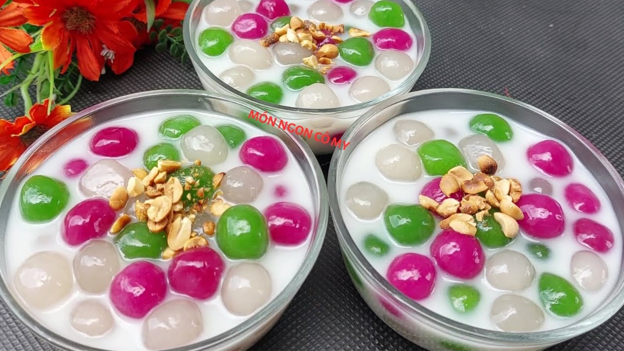 Nấu chè BỘT NĂNG NƯỚC CỐT DỪA theo cách này ngọt thanh dẻo dai thơm béo đẹp mắt