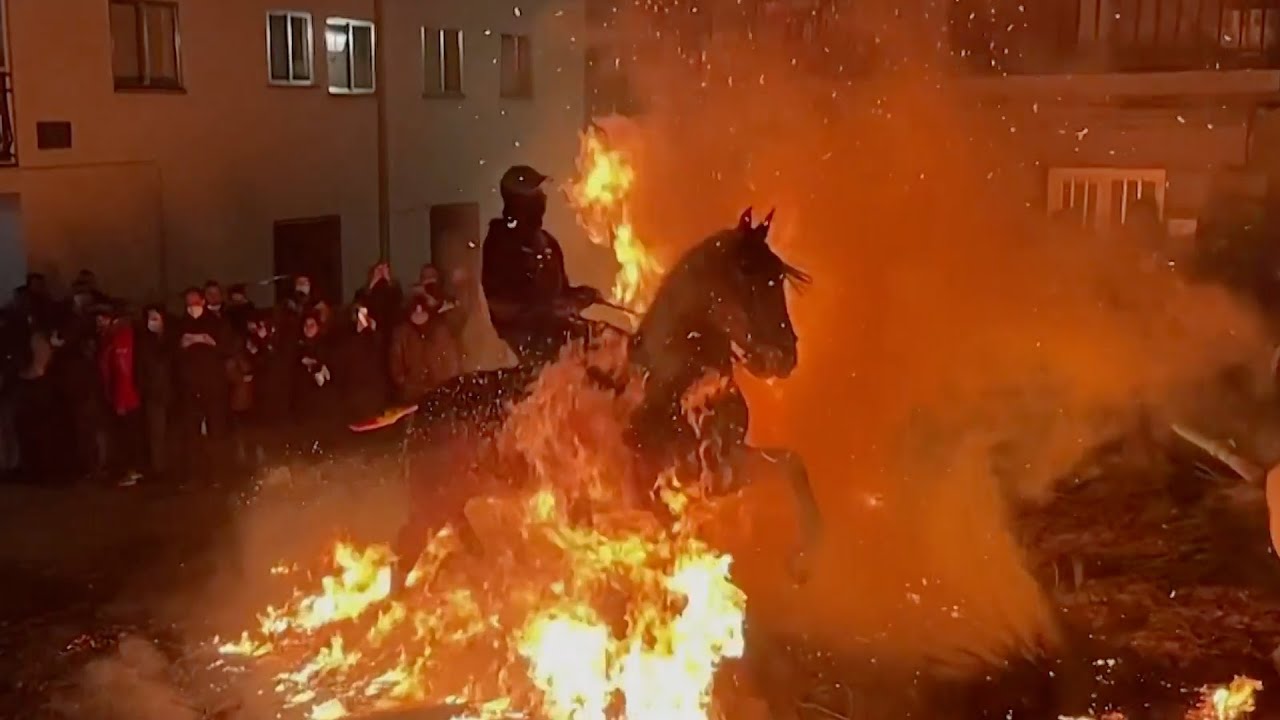 Why These Horses are Prancing Through Fire
