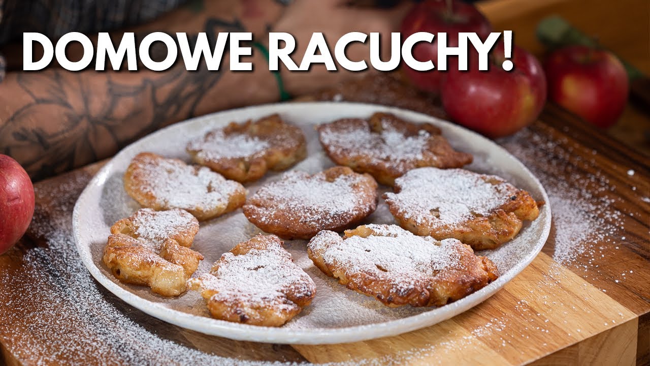 Wegańskie RACUCHY z JABŁKAMI! Domowy przepis na jesień |  WegeTuba