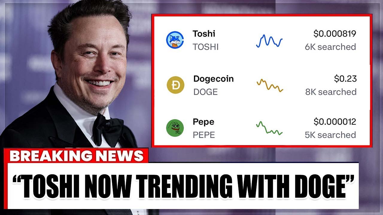 TOSHI Is Climbing With DOGE & PEPE &mdash; The Next $1B Meme Coin?