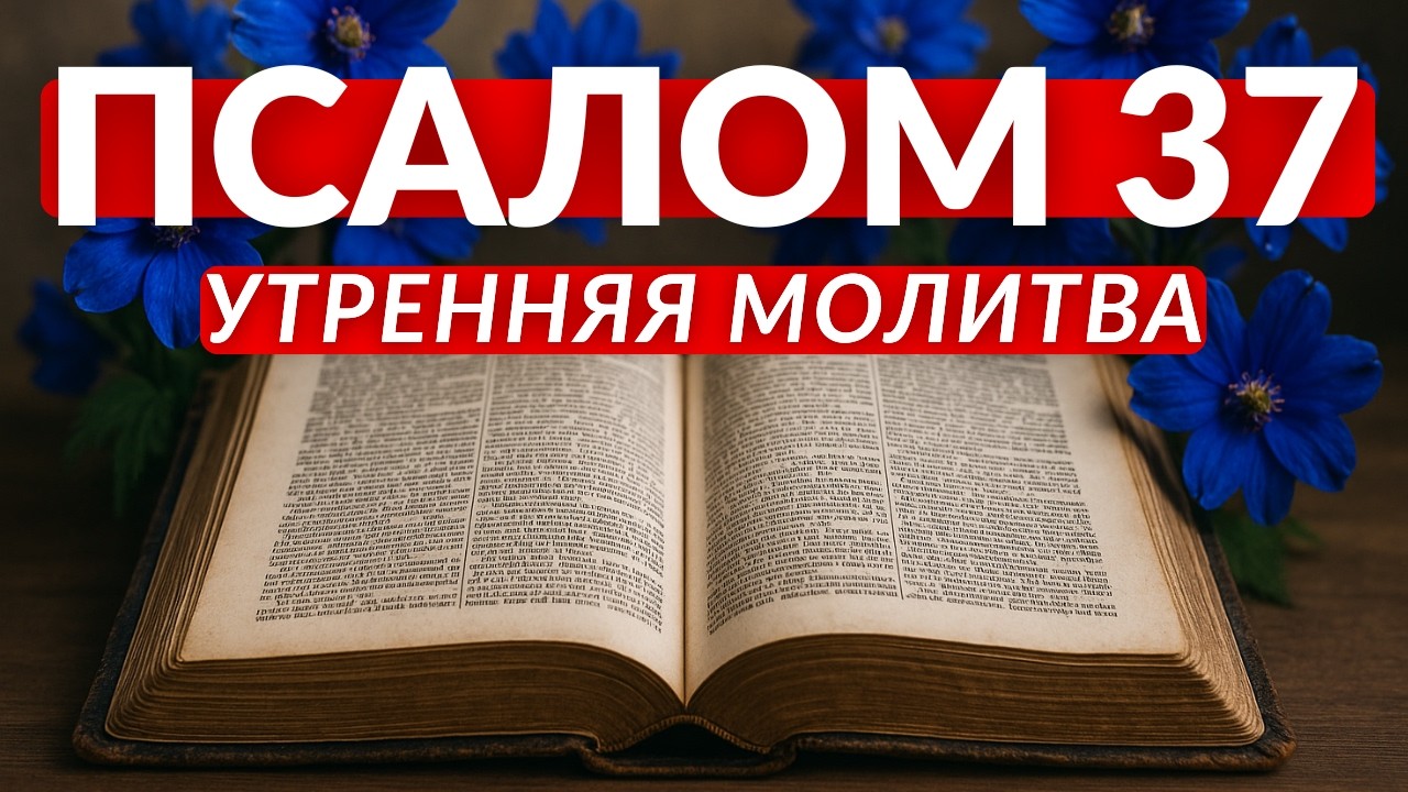 ПСАЛОМ 37 | Молитва из бездны — когда больно и нет сил | УТРЕННЯЯ МОЛИТВА