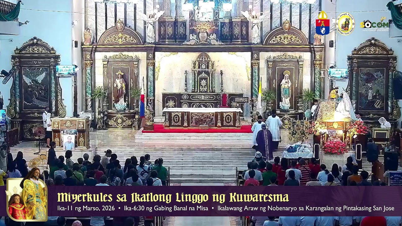 LIVE: Ikalawang Araw ng Nobenaryo sa karangalan ng Pintakasing San Jose (Mar. 11, 2026 - 6:30 PM)