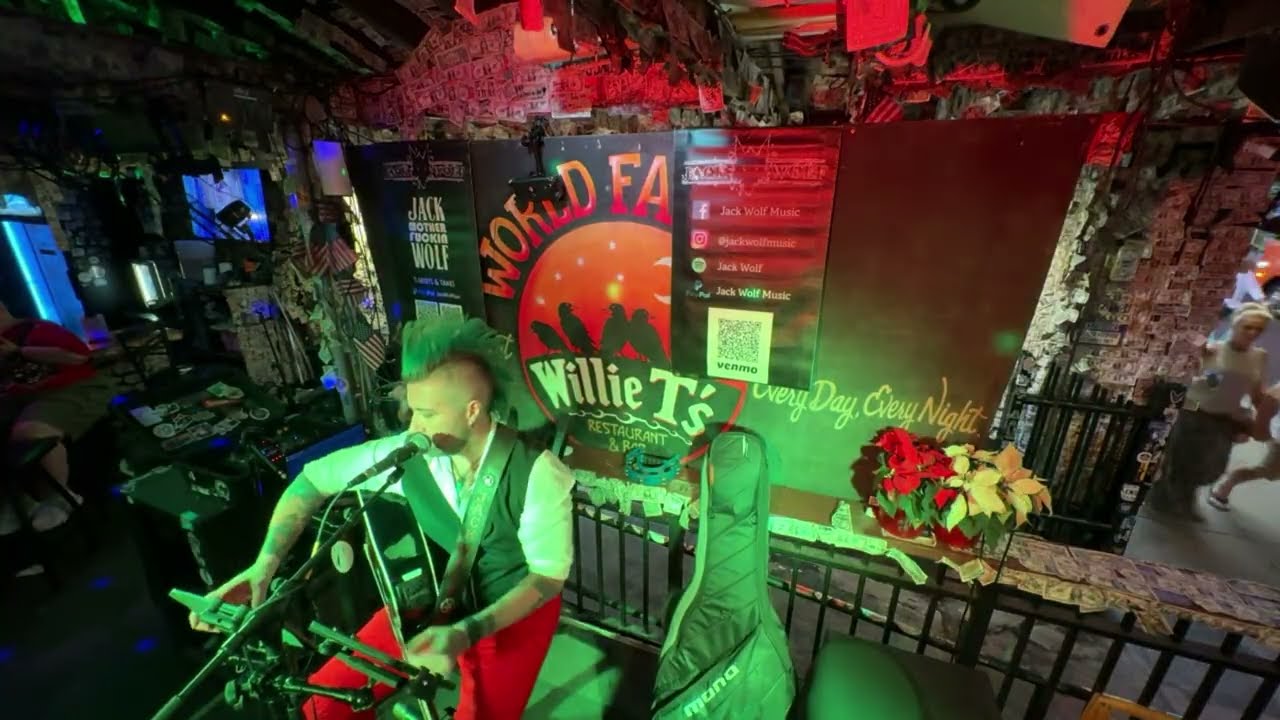 Jack Wolf Live Show | 12/19/25 @willieT's in Key West #music #keywest #livestream