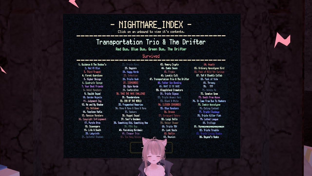 Terrors of Nowhere Unbound Transportation Trio & The Drifter Survived！！！！！！！！！！！！！！！！！！！！！！！！！！！！