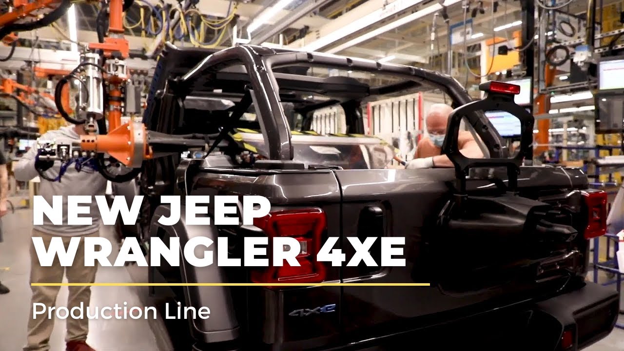 New Jeep Wrangler 4xe Production Line | Jeep Plant | How Jeep Cars are Made