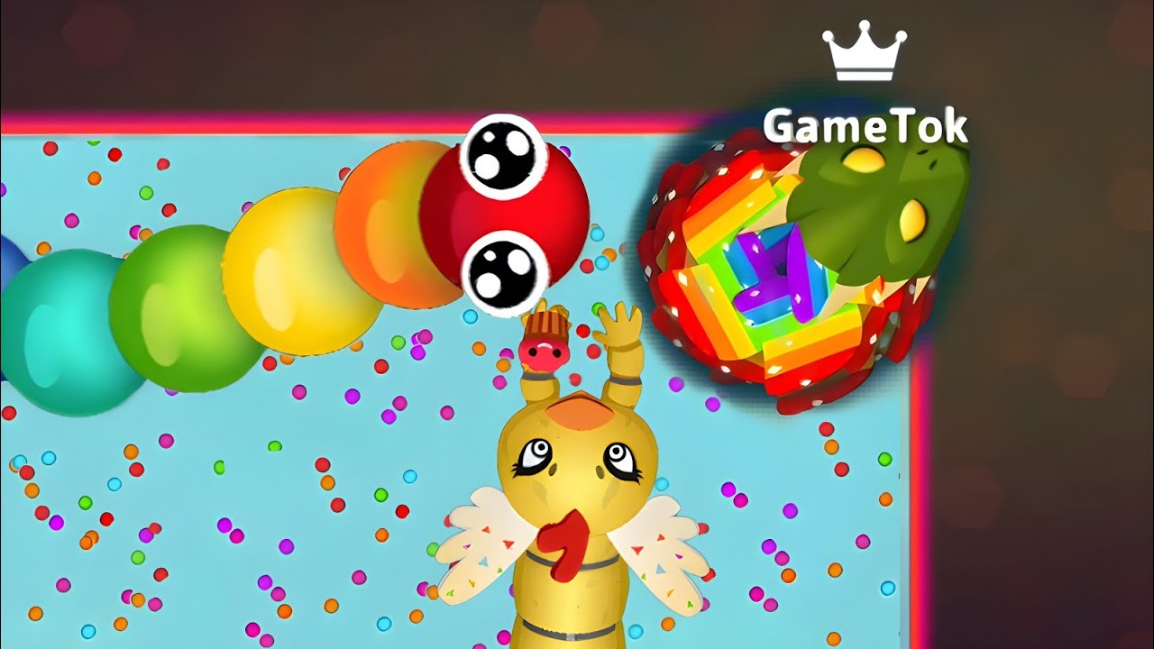 Snake.Io 🐍 Star Star Vs Lovely Skin Epic Snakeio Gameplay!