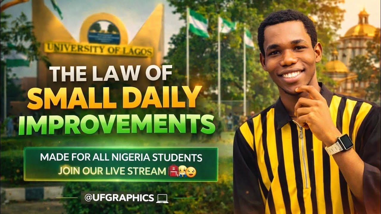 THE LAW OF SMALL DAILY IMPROVEMENTS. 🧑‍🎓🌄🎒