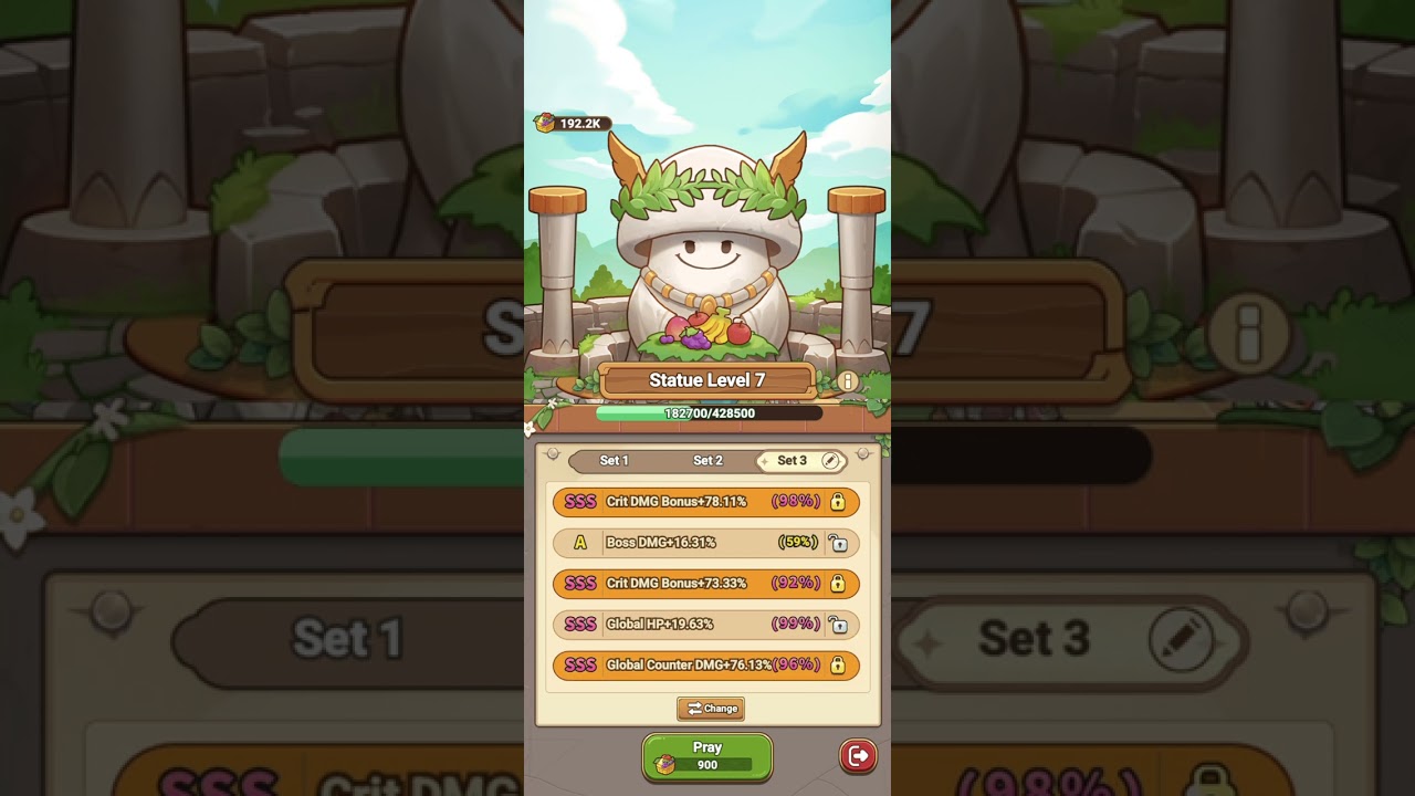 Family pray rush/ prayer rush rank #1 1000000 fruits Legend of Mushroom