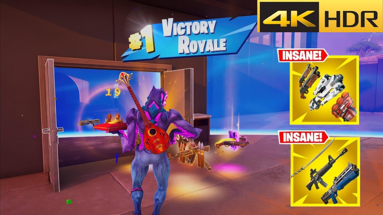 Fortnite Battle Royale ( Zero Build) 4k 60fps gameplay (Fortnite chapter 7 )