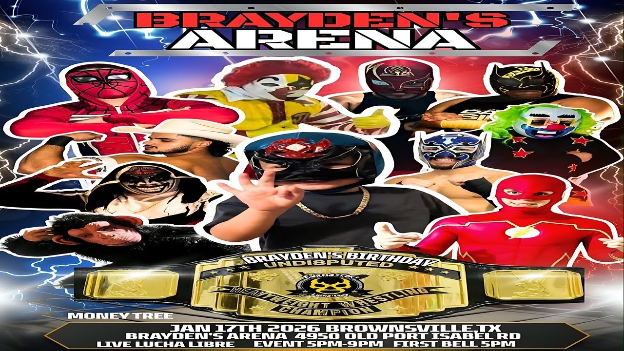 EvilMaster LuchaRGV (Presented Brayden’s Arena Birthday Party) MATCH 4 (January 17, 2026)