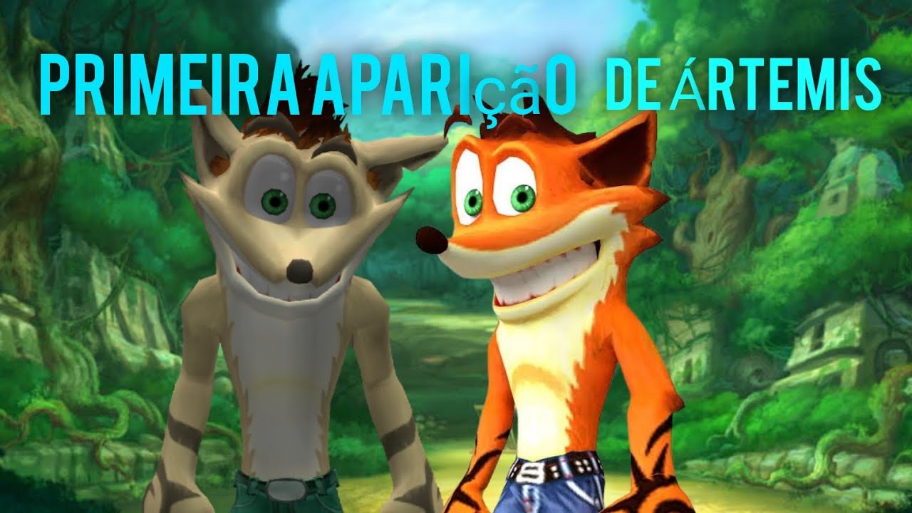 Jogando crash teen titans com Artemis 