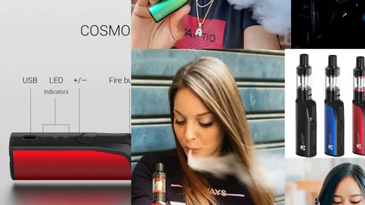 Vaptio COSMO 30W vape Kit with 1500mAh Built in battery & 2ml Atomizer Hookah Pen Vaper E...