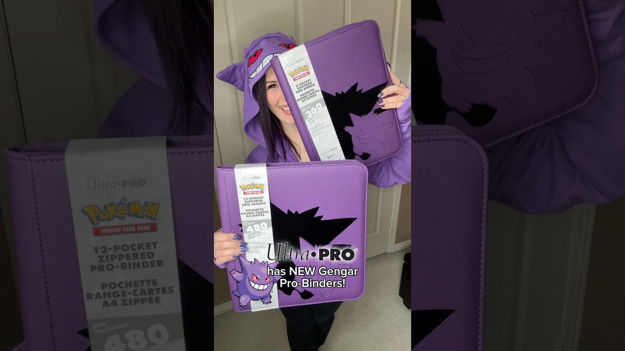 NEW Gengar Ultra Pro Binders 